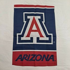 Arizona Wildcats collegiate Garden Flag Blue Red